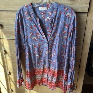 Maison Hotel button down tunic top